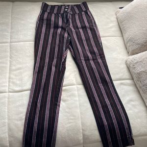 Hollister Ultra high rise striped pants